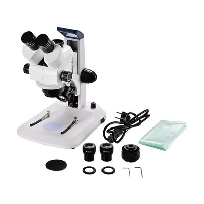Microscopio estéreo trinocular con montura C 0.5X